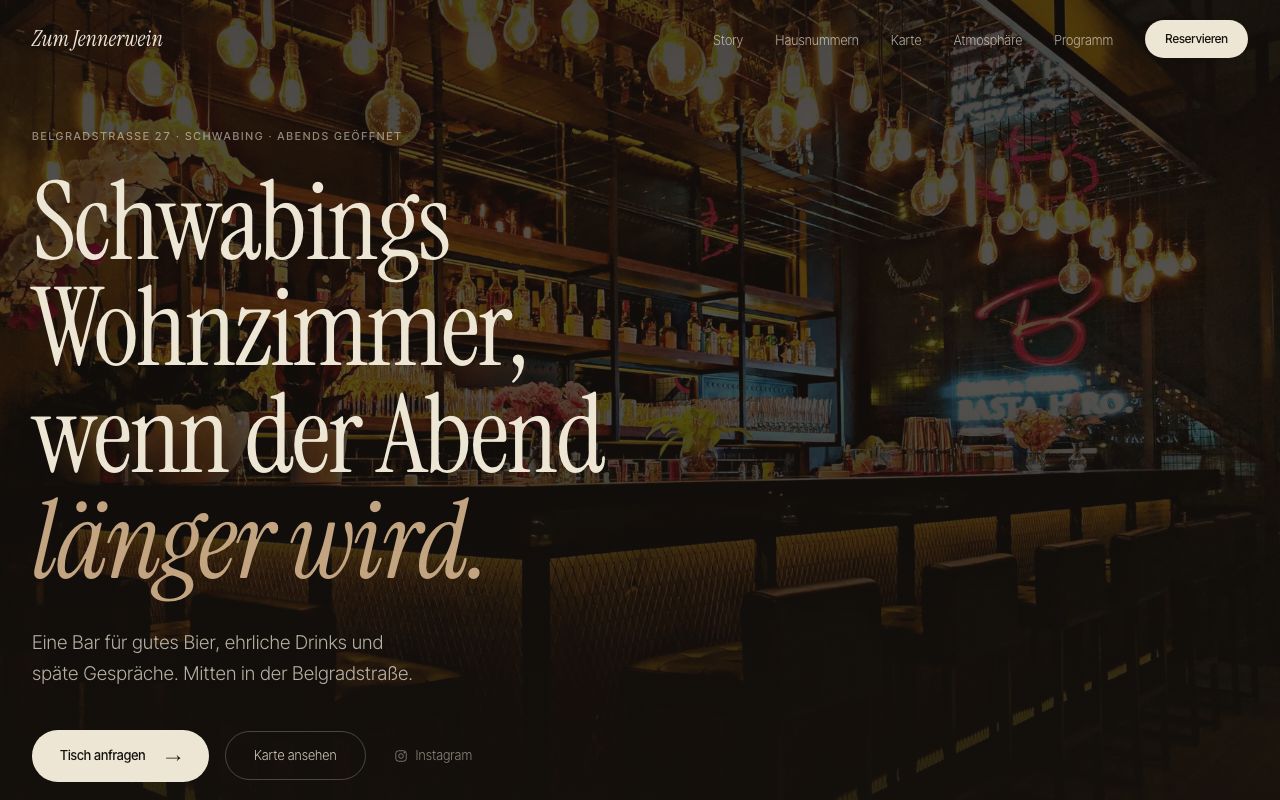 Jennerwein Webseite