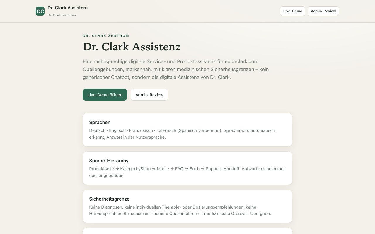 Nora bei Dr. Clark